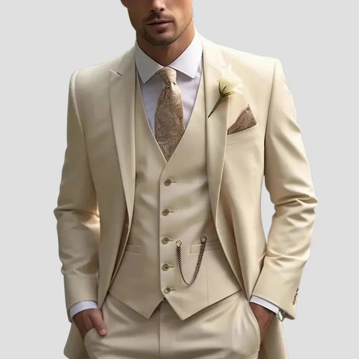 Costume trois pièces homme coupe slim – mariages et cérémonies