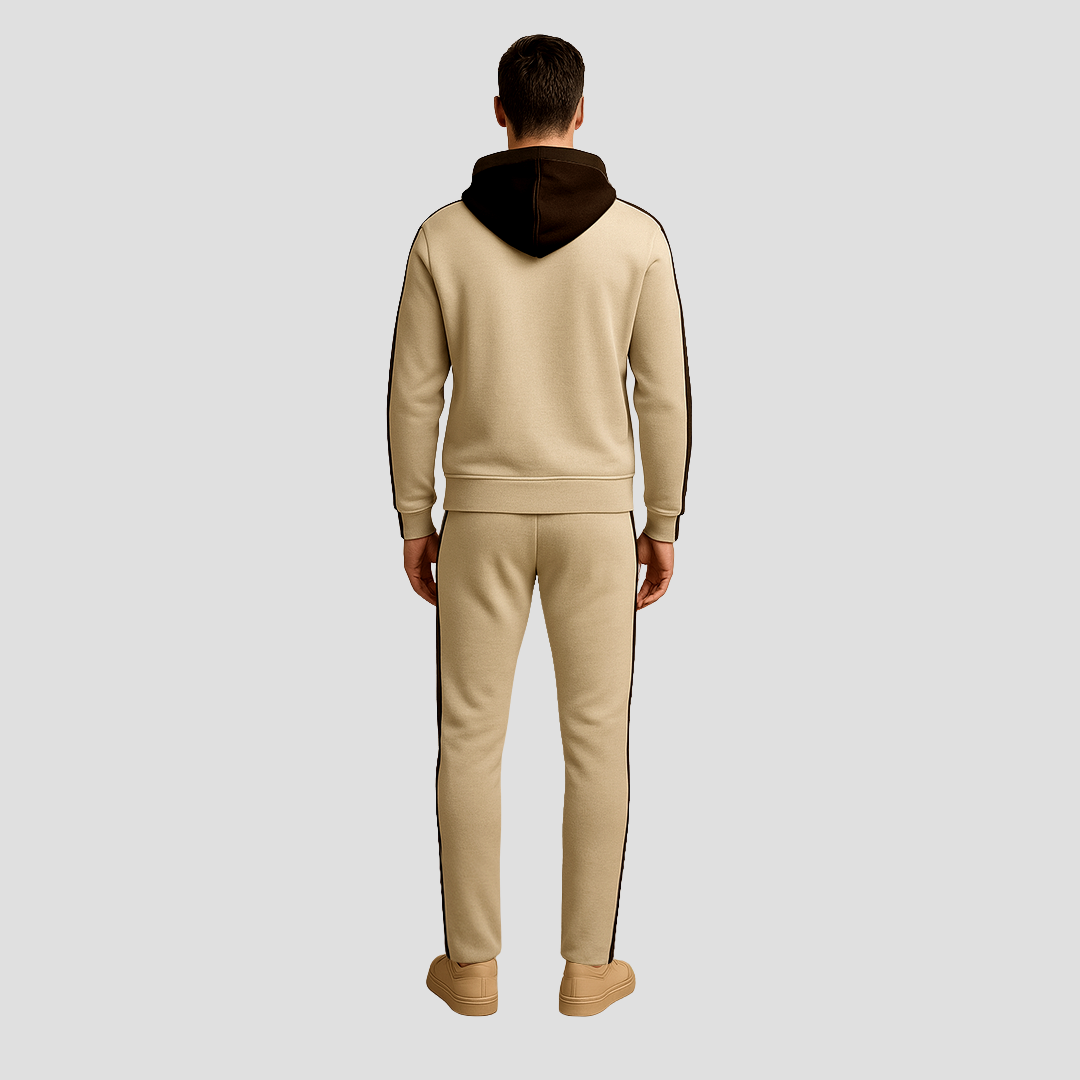 Survêtement homme en mesh doux – hoodie et jogger respirants