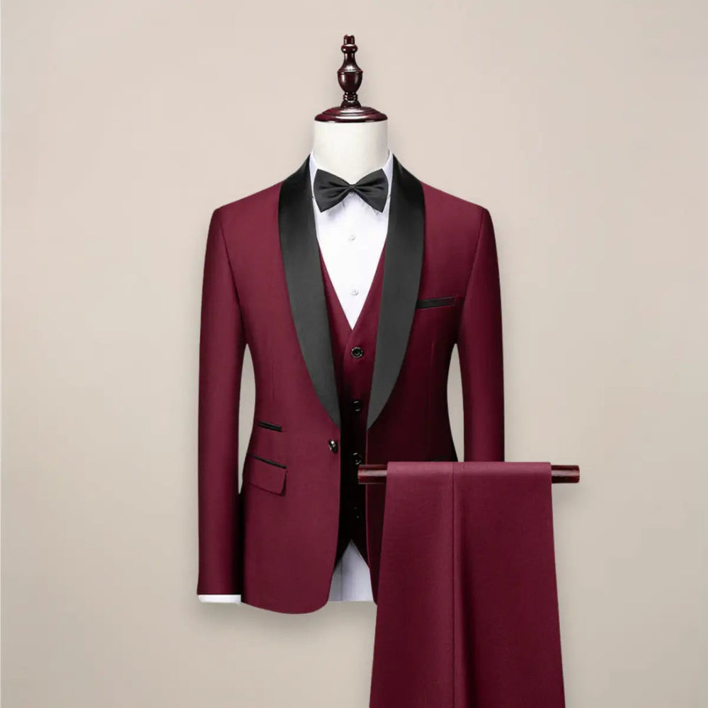 Smoking trois pièces homme coupe slim – soirées et mariages