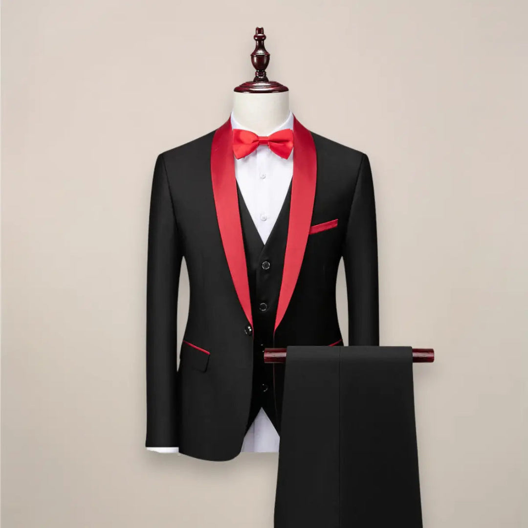 Smoking trois pièces homme coupe slim – soirées et mariages