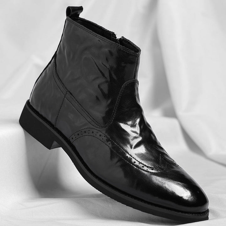 Boots chelsea Sonic-19 bout golf – finition cirée lustrée
