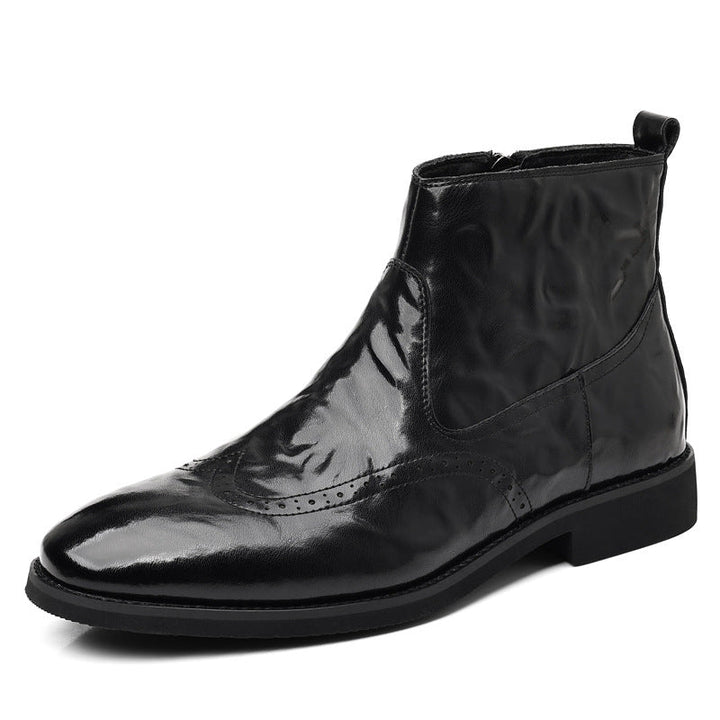 Boots chelsea Sonic-19 bout golf – finition cirée lustrée