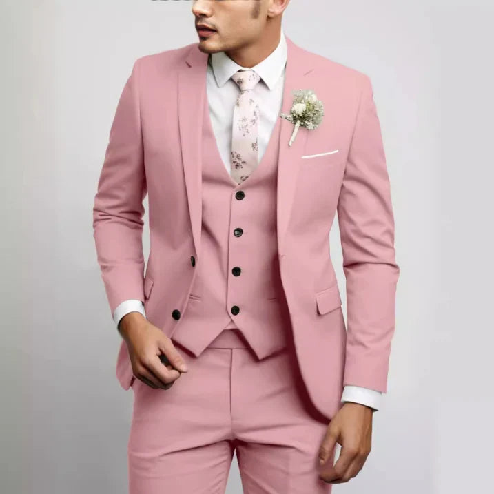 Costume 3 pièces homme coupe slim – mariage et cérémonie