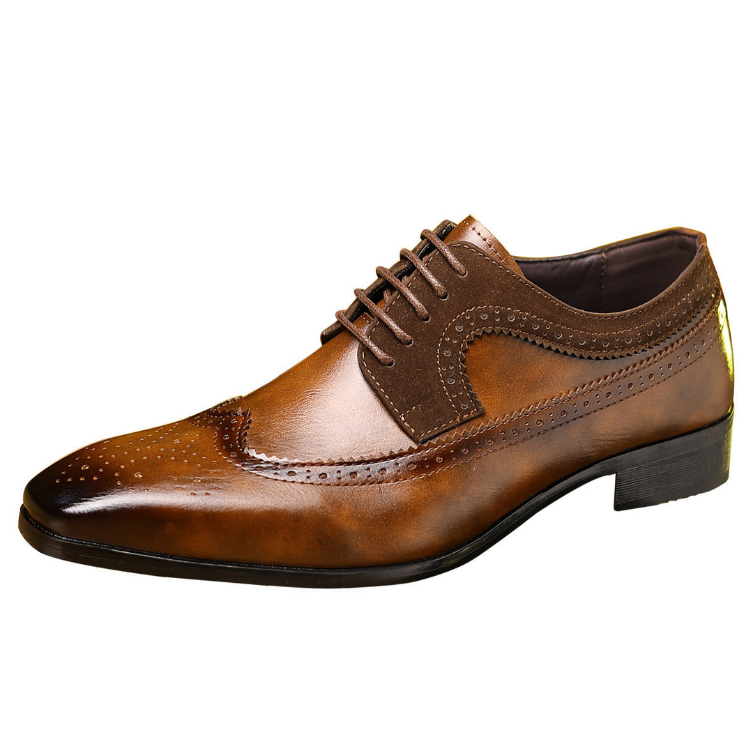 Chaussures brogue Ember-15 – charme classique, finition brillante