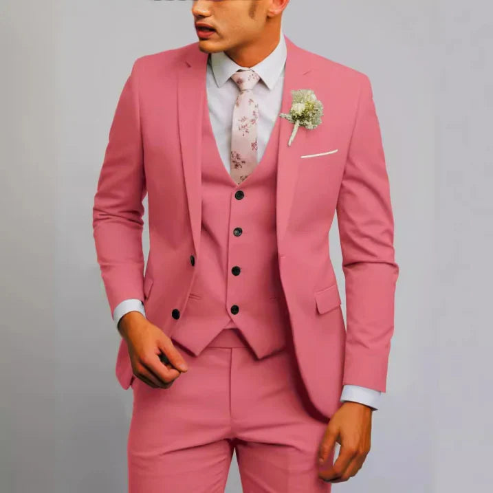 Costume 3 pièces homme coupe slim – mariage et cérémonie