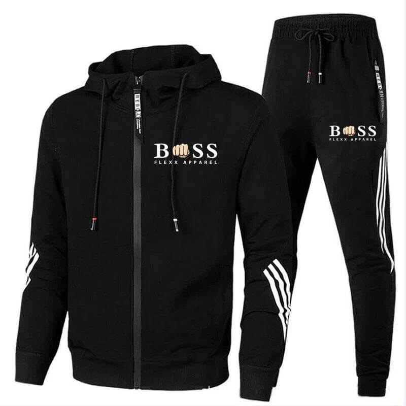 Survêtement homme sportif – tissu respirant, coupe ajustée
