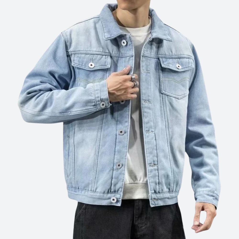 Veste en jean homme – denim léger et résistant au quotidien