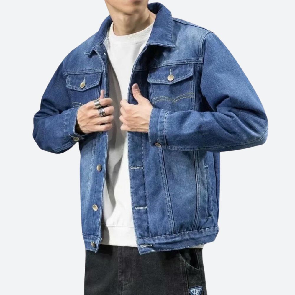 Veste en jean homme – denim léger et résistant au quotidien