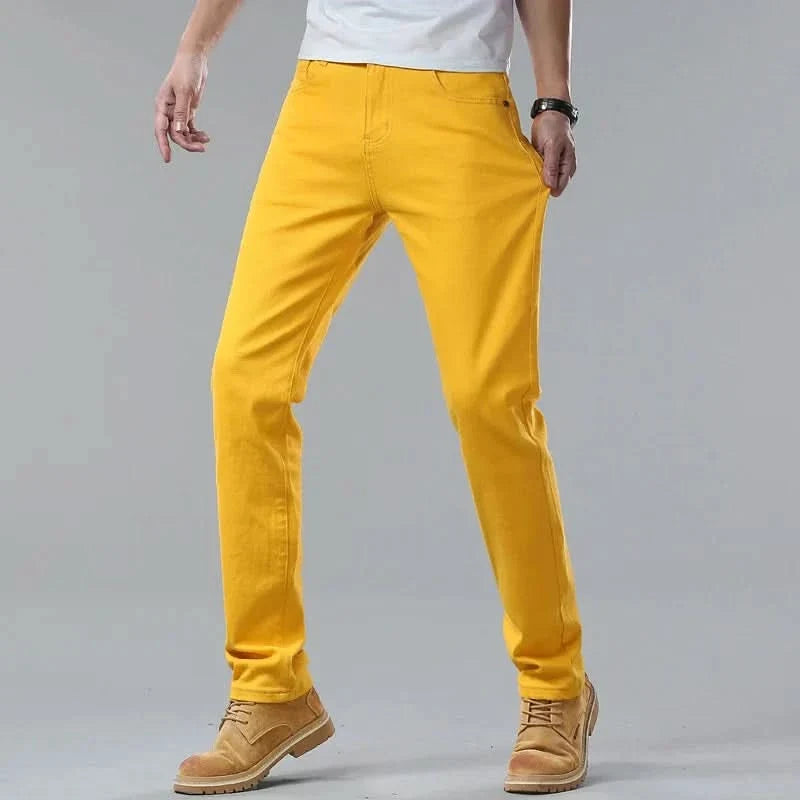 Pantalon homme coloré Alessandro – stretch et coupe ajustée