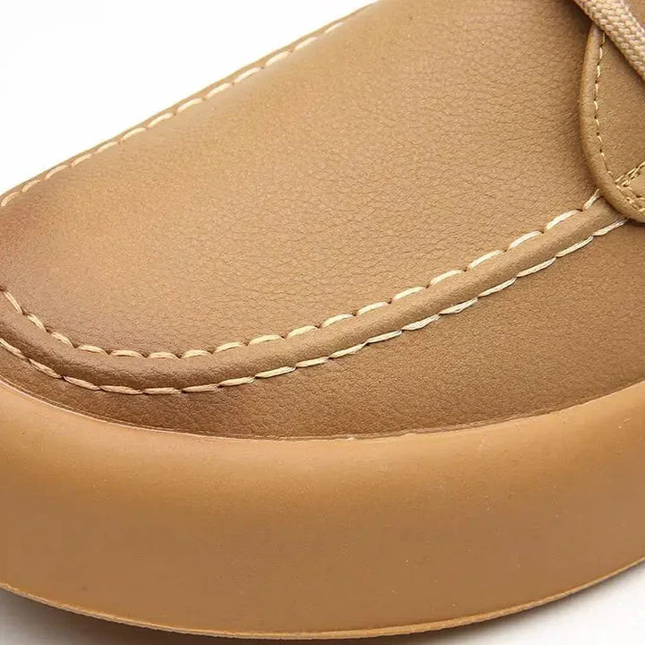 Baskets minimalistes homme – surpiqûres fines