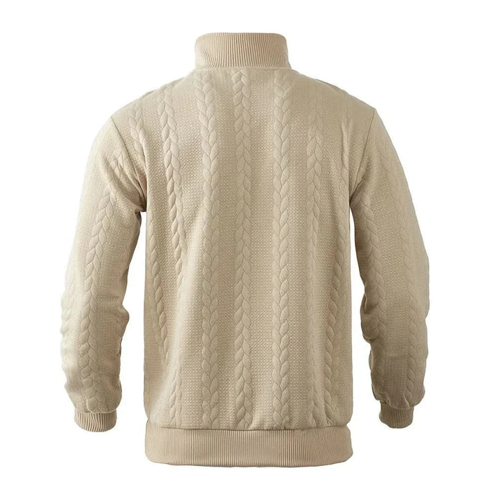 Sweat homme Camden à col zippé – chaleur douce pour l'hiver