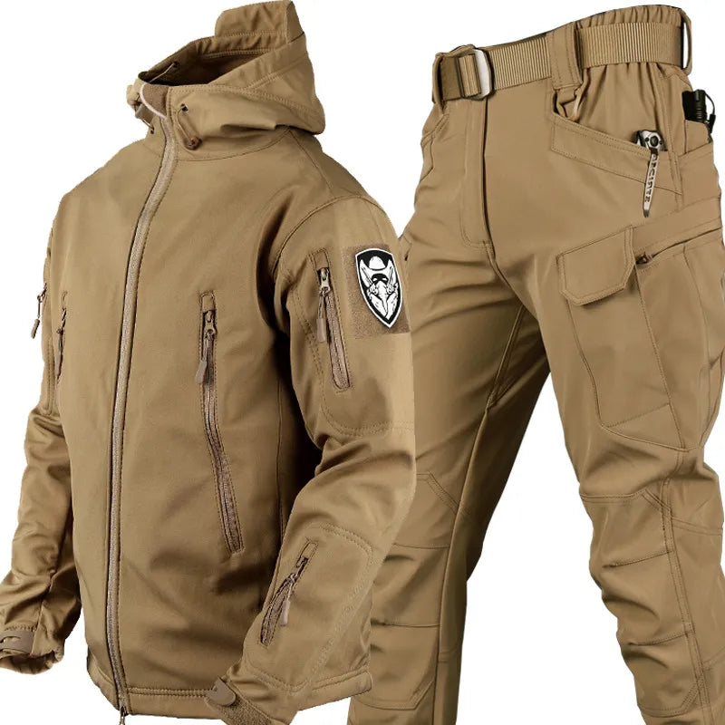 Ensemble veste et pantalon d'hiver homme – imperméable, coupe-vent