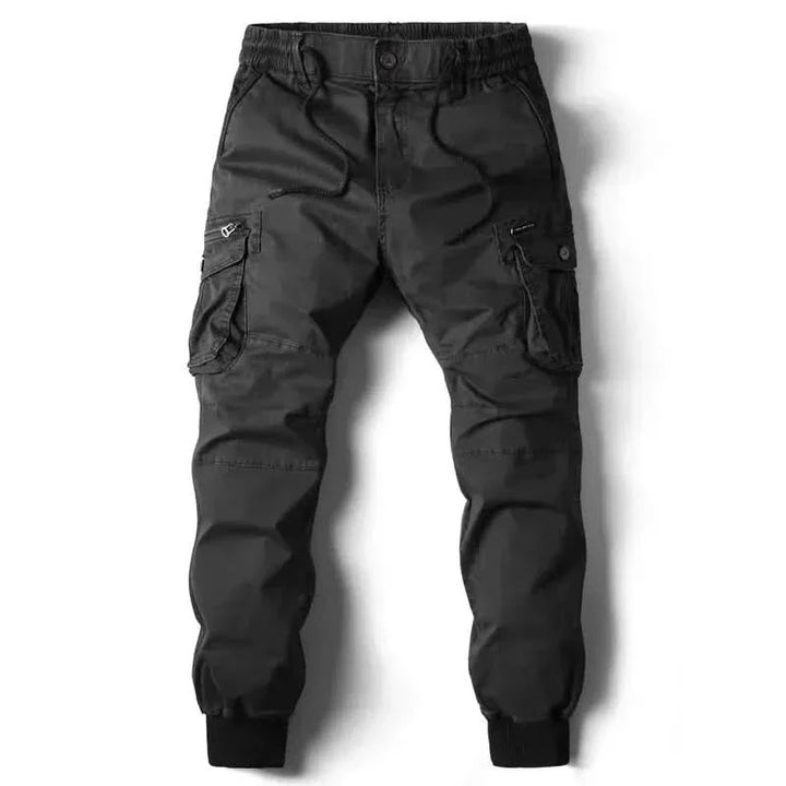 Pantalon cargo jogger homme en coton bio – coupe fuselée