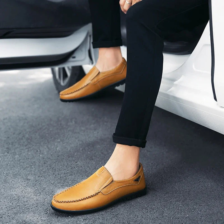 Mocassins Nexus-23 à semelle crantée – finition européenne