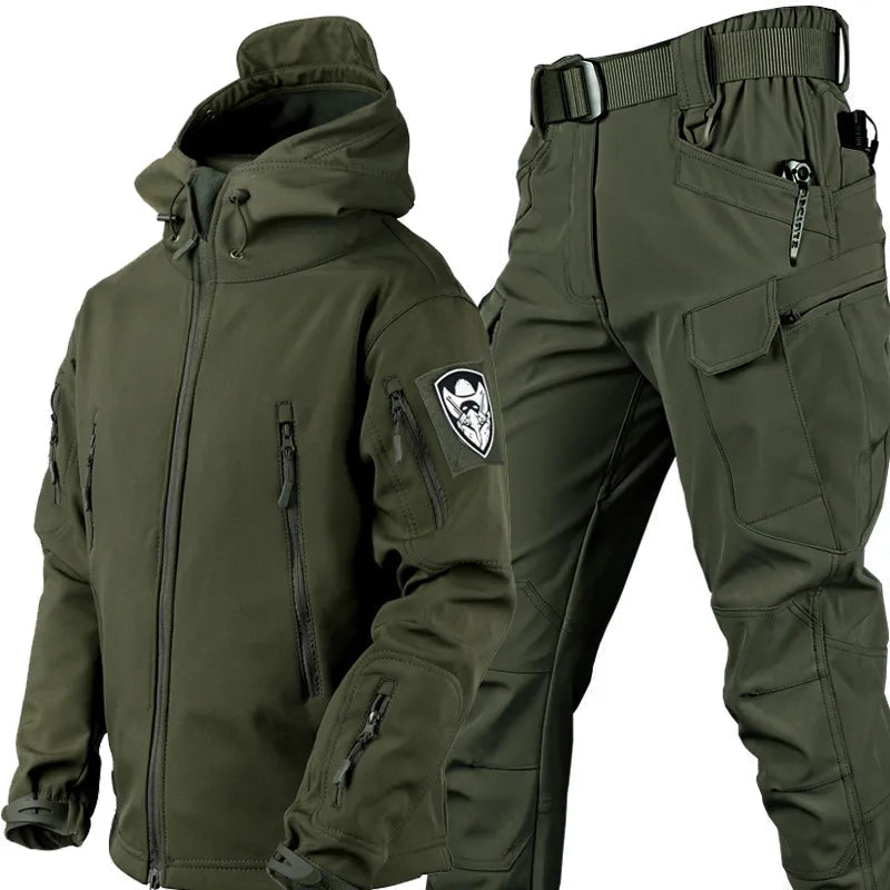 Ensemble veste et pantalon d'hiver homme – imperméable, coupe-vent