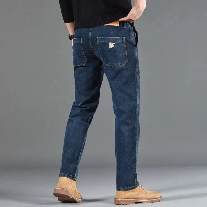 Jean utility homme en denim résistant – coutures doublées
