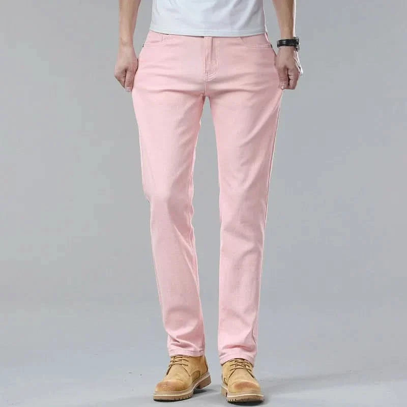 Pantalon homme coloré Alessandro – stretch et coupe ajustée