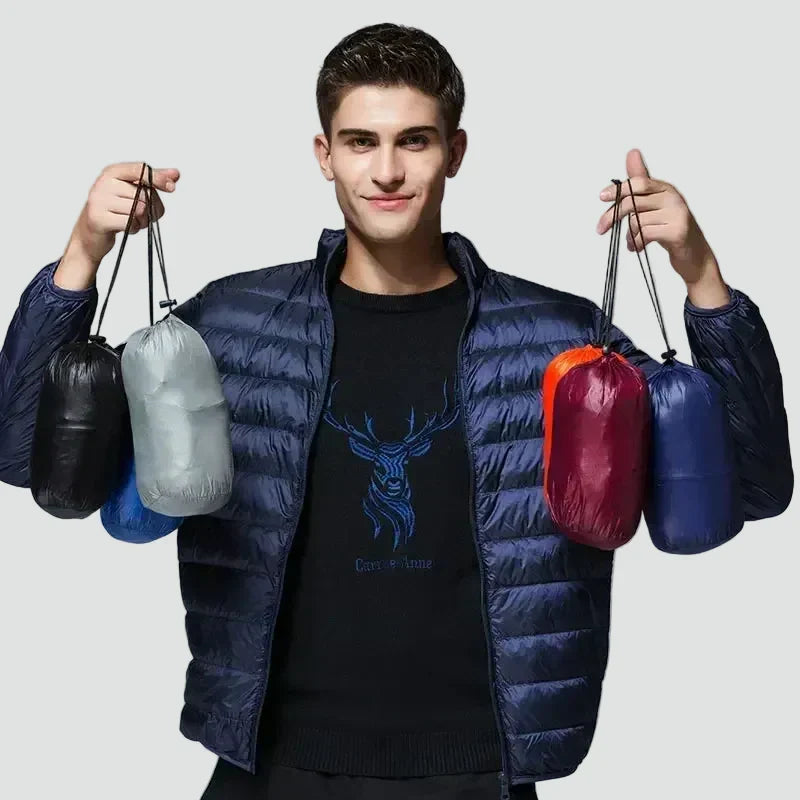 Doudoune légère homme – compacte et pliable pour le voyage