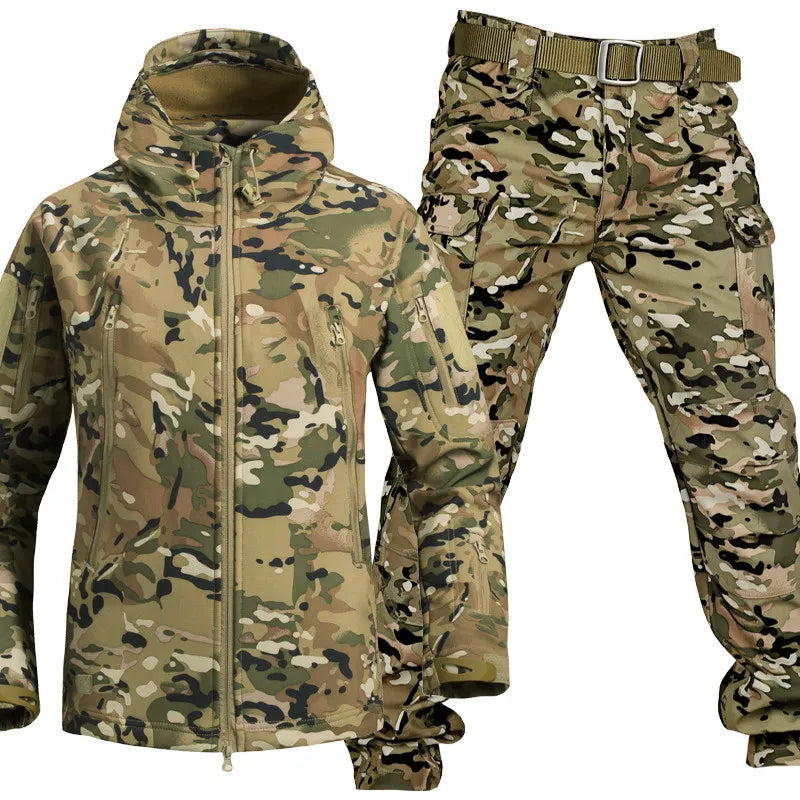 Ensemble veste et pantalon d'hiver homme – imperméable, coupe-vent