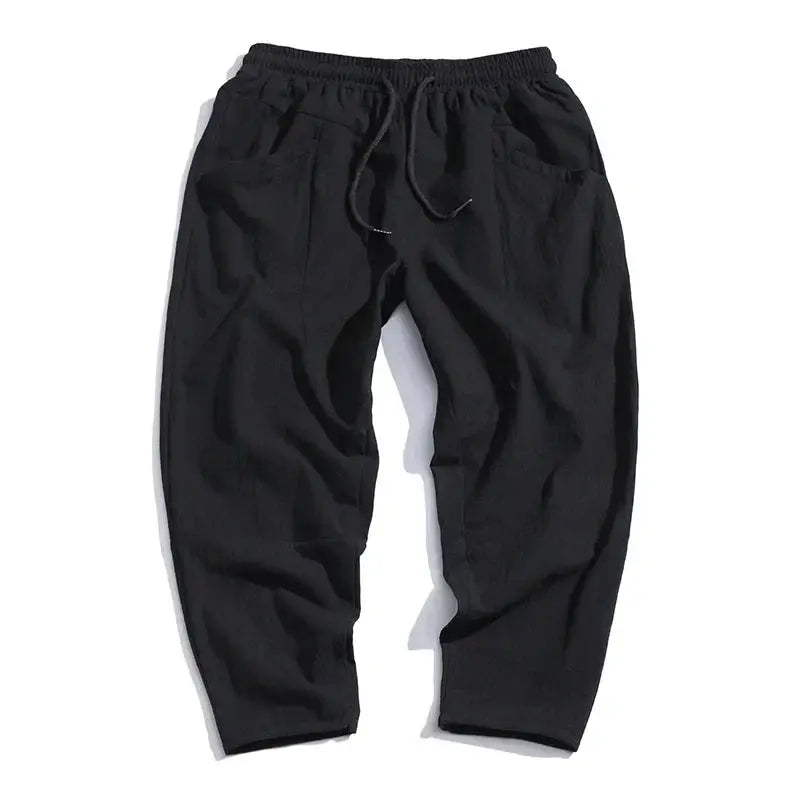 Pantalon Kyoto homme fuselé longueur cropped – taille ajustable