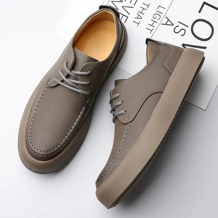 Baskets minimalistes homme – surpiqûres fines