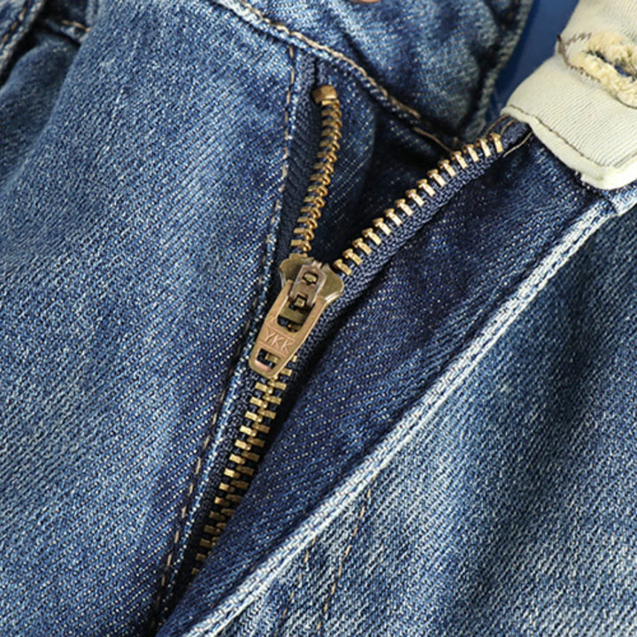 Jean slim Hugo délavé bleu clair – revers tendance