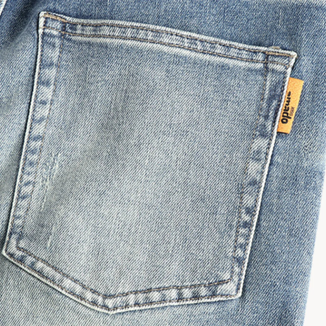 Jean slim Hugo délavé bleu clair – revers tendance