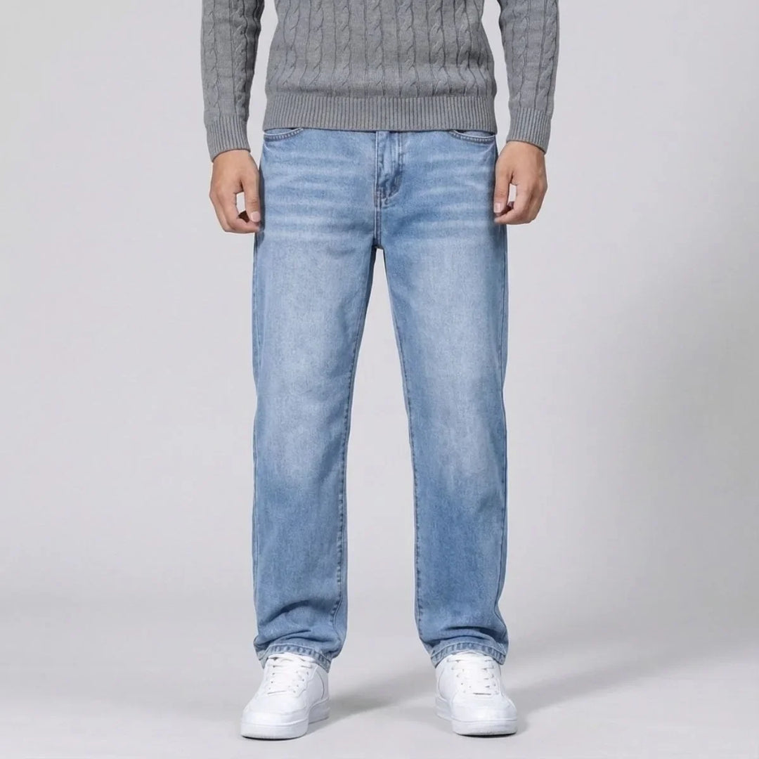 Jean droit homme coupe regular – cinq poches classique