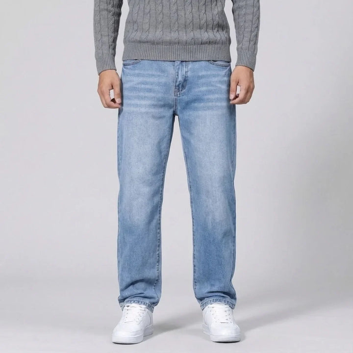 Jean droit homme coupe regular – cinq poches classique