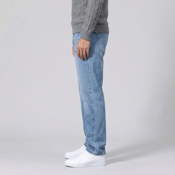 Jean droit homme coupe regular – cinq poches classique