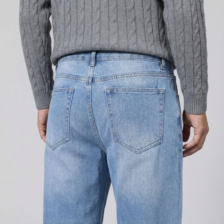 Jean droit homme coupe regular – cinq poches classique