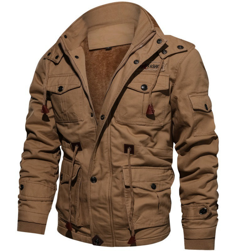Veste d'hiver homme imperméable doublée polaire – chaude et stylée