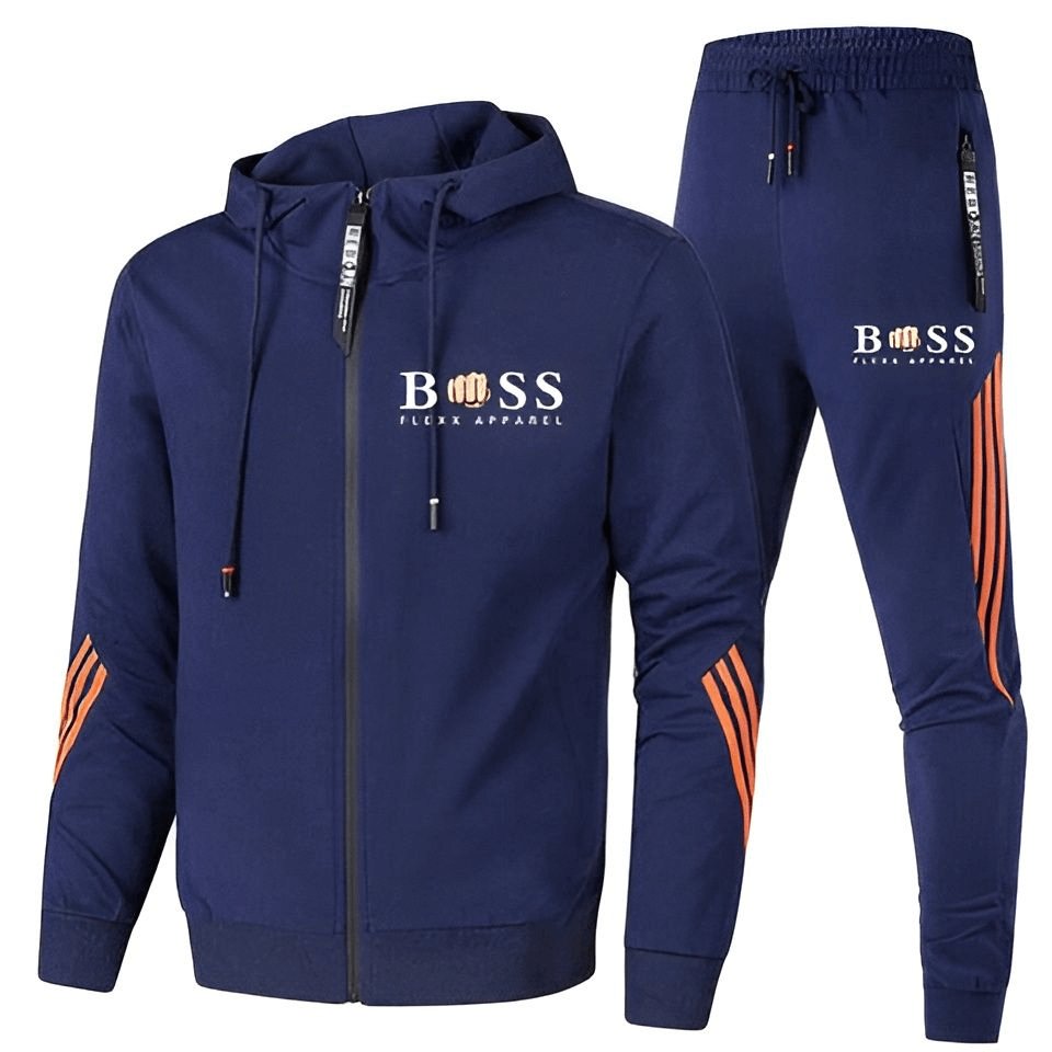 Survêtement homme sportif – tissu respirant, coupe ajustée
