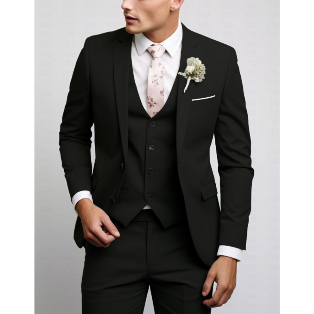 Costume 3 pièces homme coupe slim – mariage et cérémonie