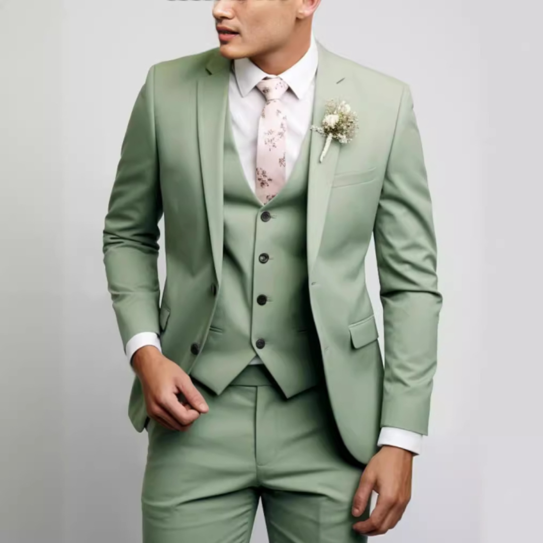 Costume 3 pièces homme coupe slim – mariage et cérémonie