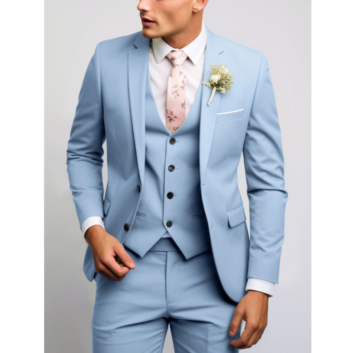 Costume 3 pièces homme coupe slim – mariage et cérémonie