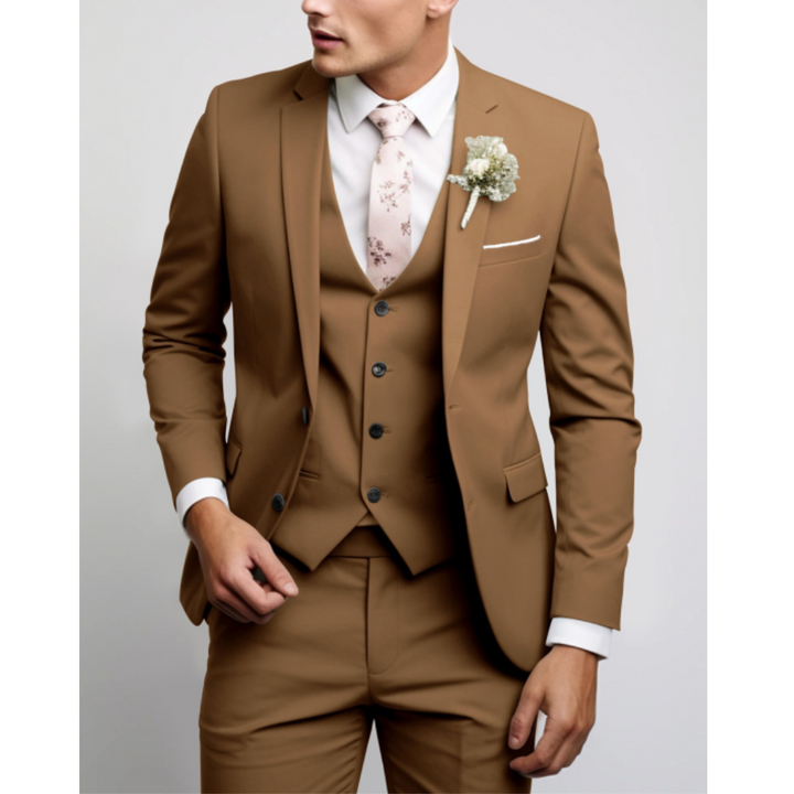 Costume 3 pièces homme coupe slim – mariage et cérémonie