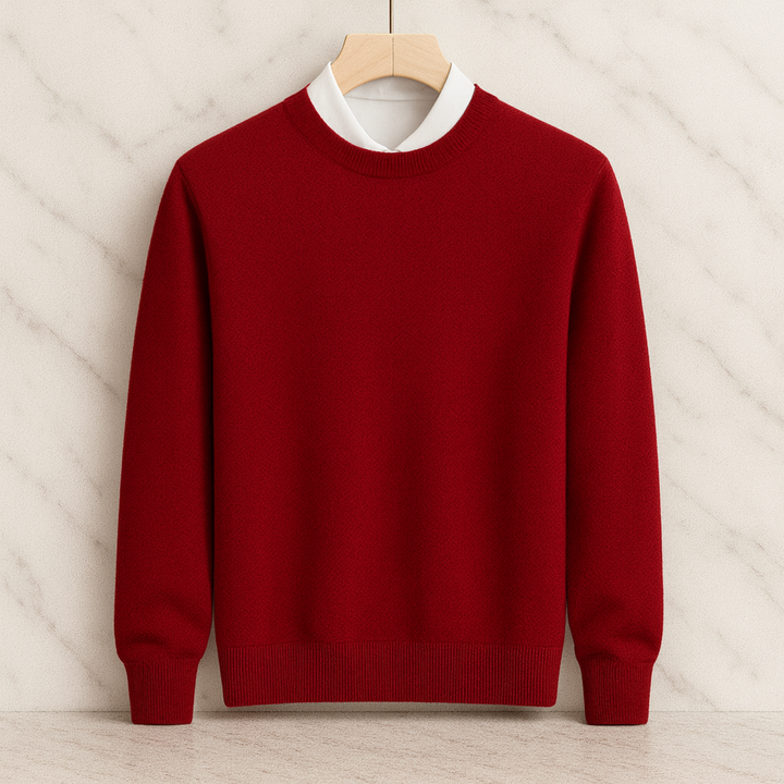 Pull homme en cachemire premium – édition limitée, coupe ajustée