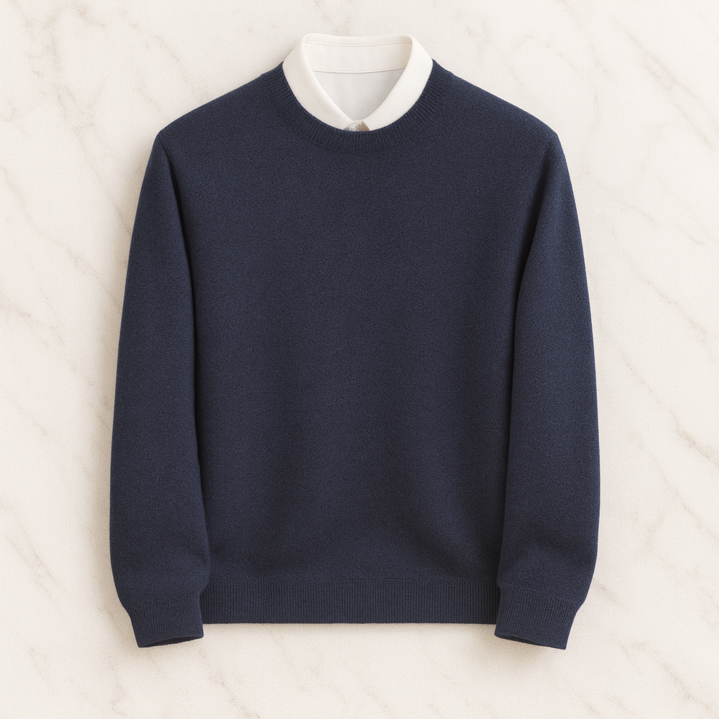 Pull homme en cachemire premium – édition limitée, coupe ajustée