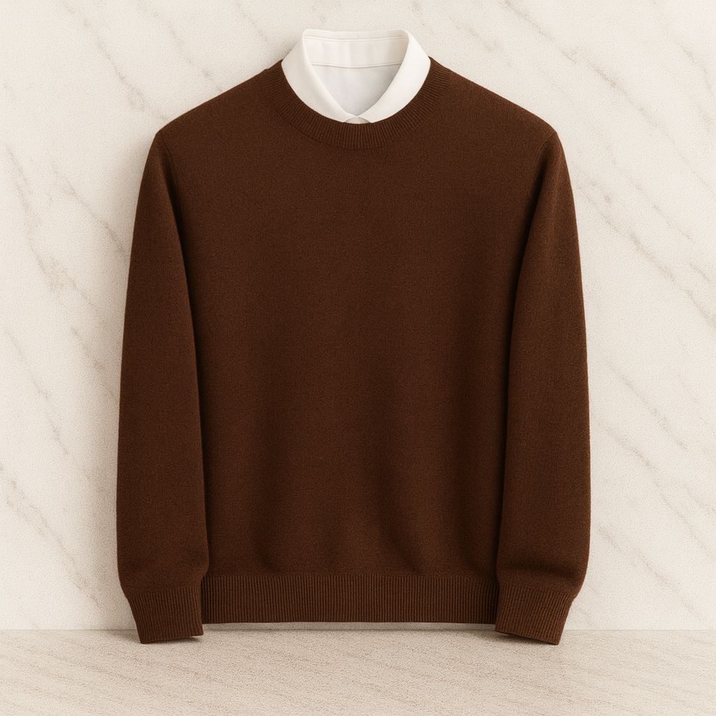 Pull homme en cachemire premium – édition limitée, coupe ajustée