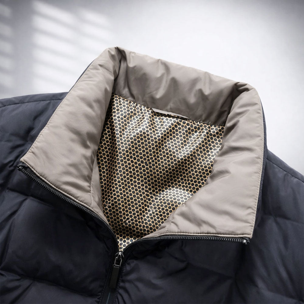 Doudoune homme en duvet – légère, coupe-vent, résistante à l'eau