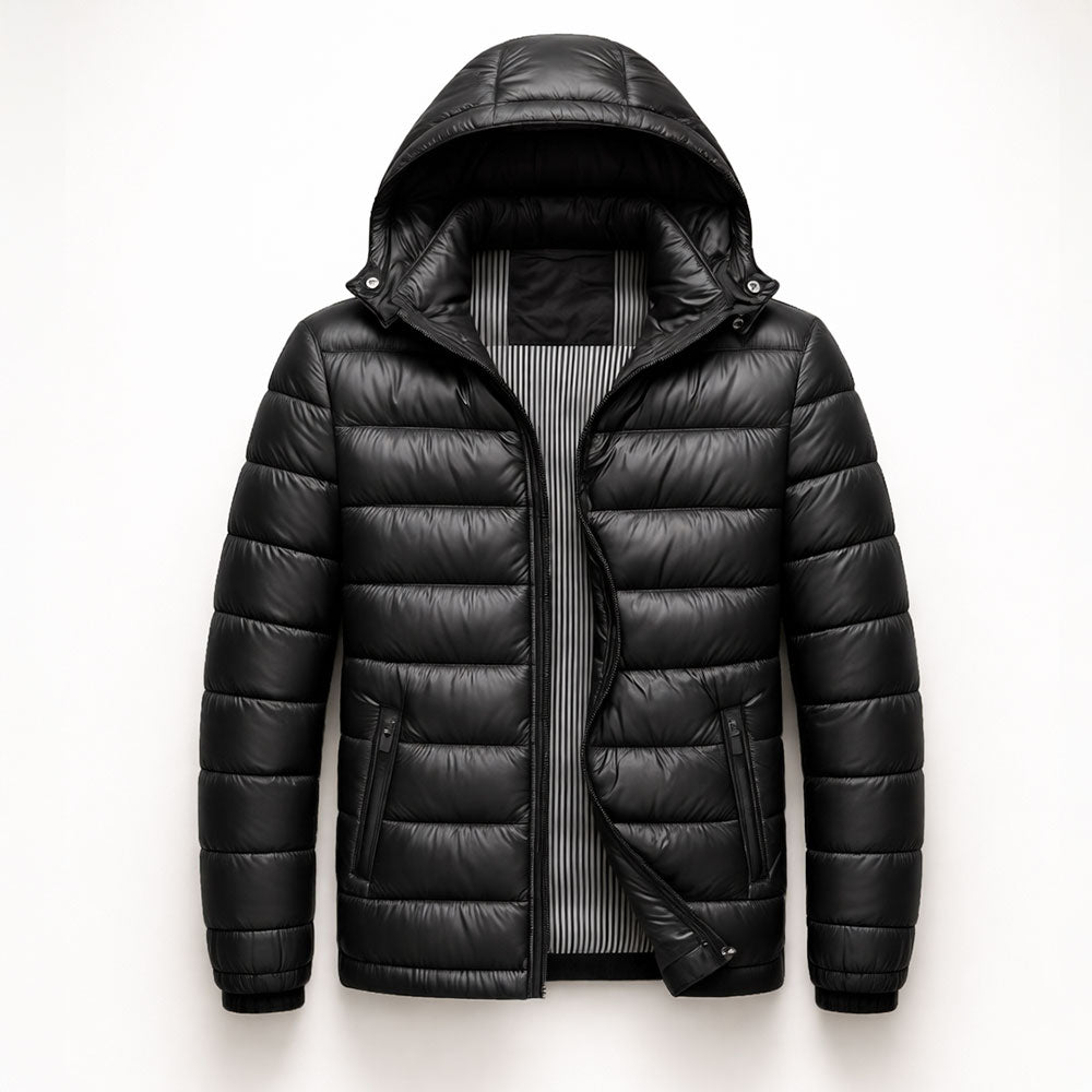 Veste matelassée homme – garnissage coton, coque résistante à l'eau