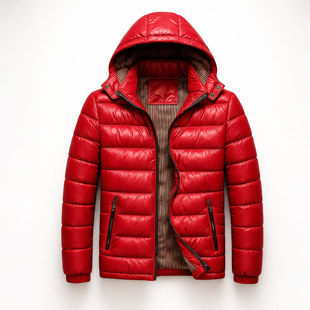 Veste matelassée homme – garnissage coton, coque résistante à l'eau