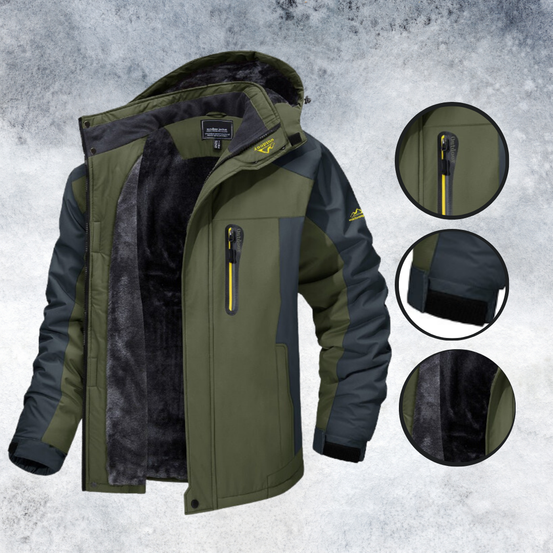 Veste d'hiver fonctionnelle homme – imperméable et coupe-vent