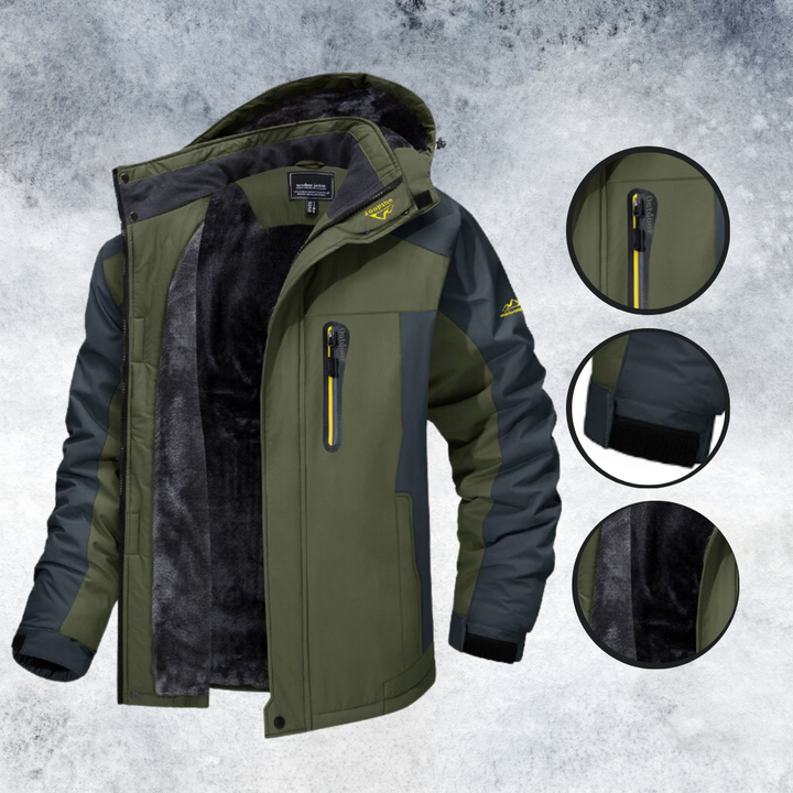 Veste d'hiver fonctionnelle homme – imperméable et coupe-vent