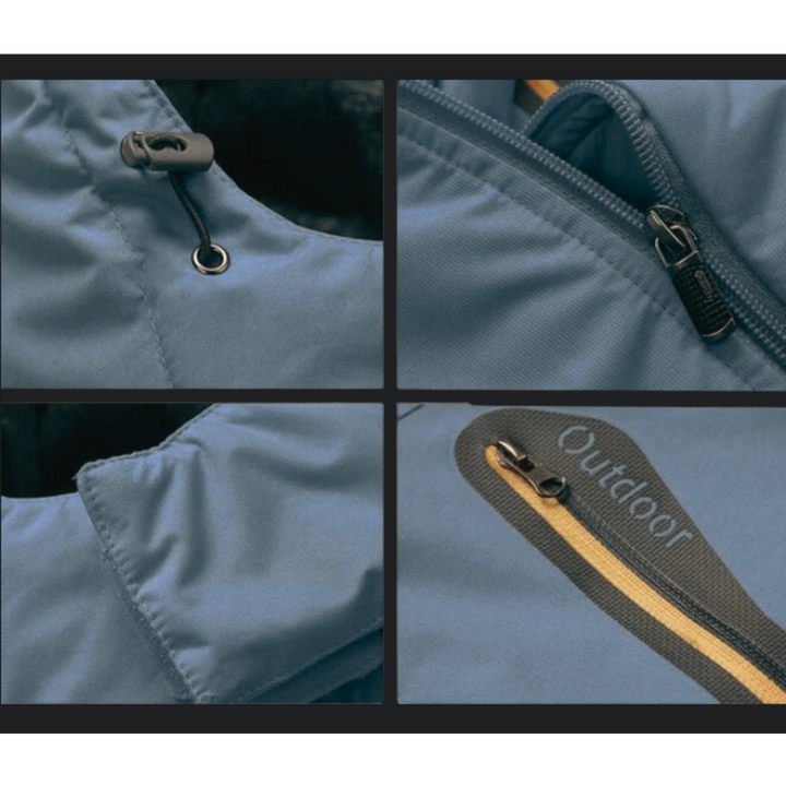 Veste d'hiver fonctionnelle homme – imperméable et coupe-vent