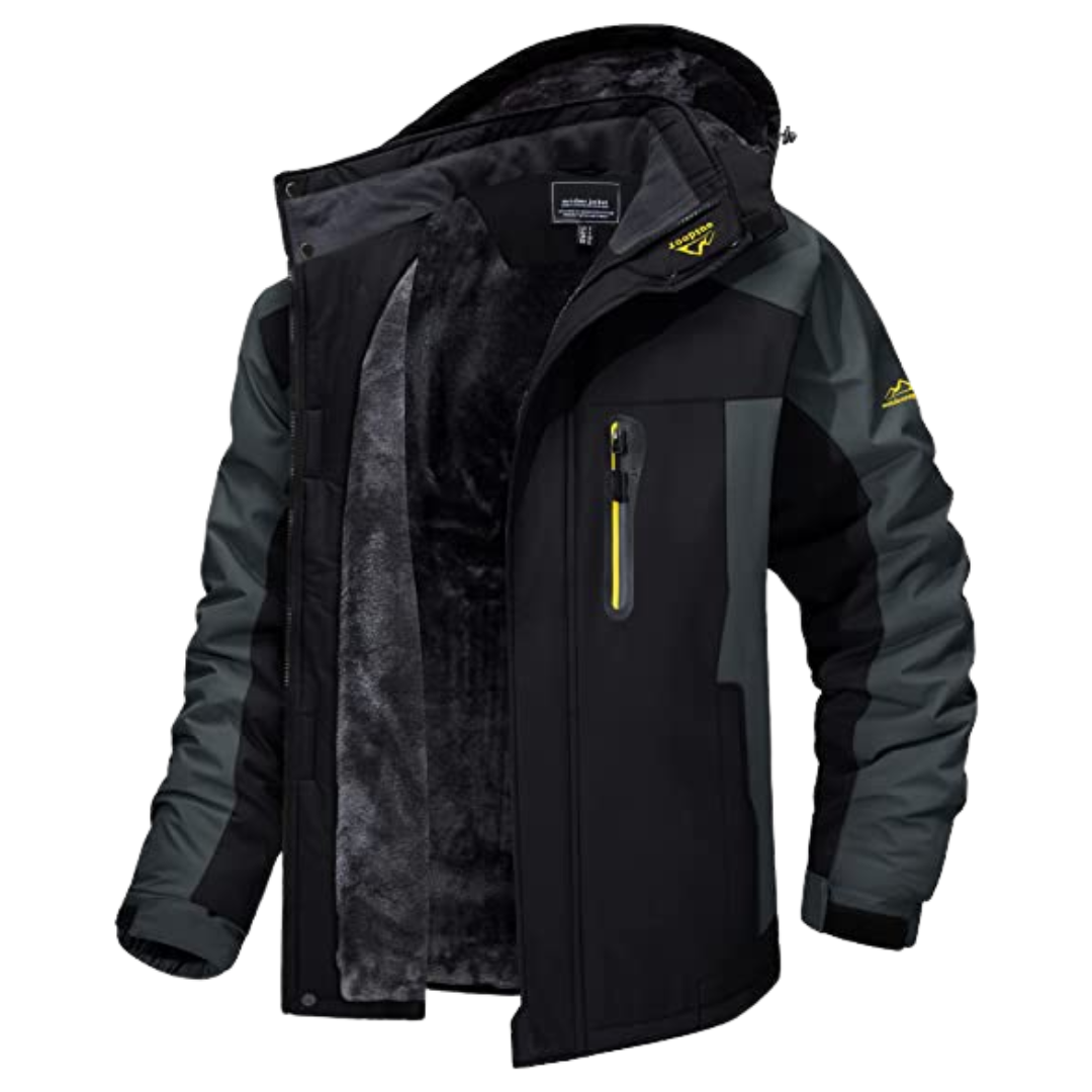 Veste d'hiver fonctionnelle homme – imperméable et coupe-vent