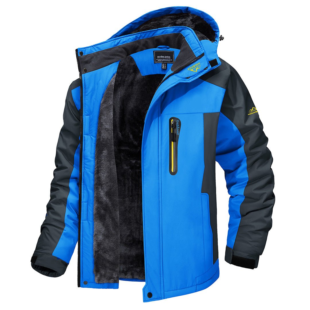 Veste d'hiver fonctionnelle homme – imperméable et coupe-vent