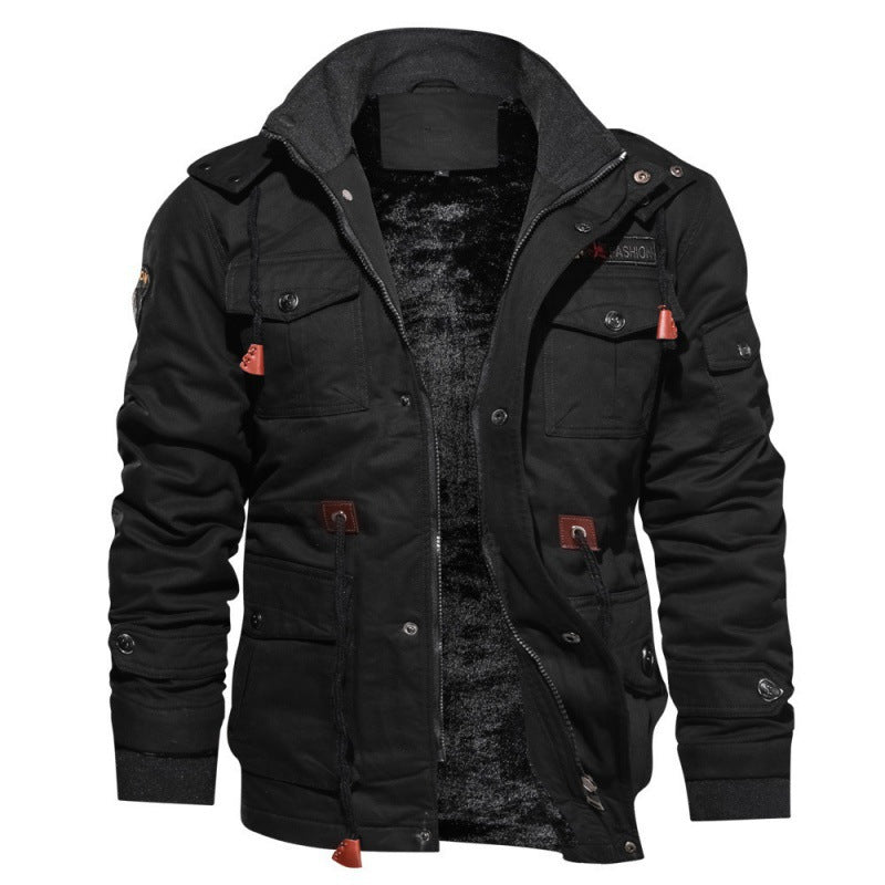 Veste d'hiver homme imperméable doublée polaire – chaude et stylée