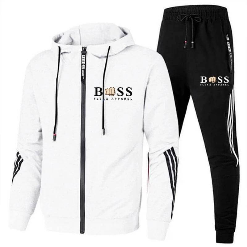 Survêtement homme sportif – tissu respirant, coupe ajustée